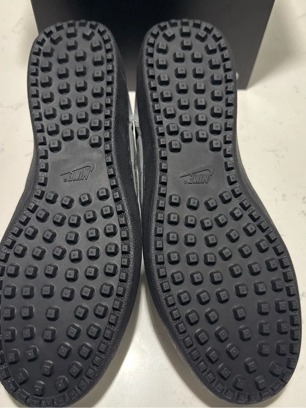 Nike Field General 82 Metallic Silver Black HQ7397-001 Women Size 9 / Men 7.5⁠